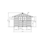 Détail de l'emboîtement des panneaux et de la finition des angles