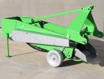 Vue générale de la machine prête au transport