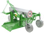Vue d'ensemble de la machine prête à être montée sur tracteur