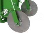 Zoom sur les galets et supports du tamis