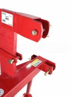 Détail du système de support latéral et de stabilisation