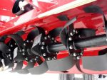 Vue du rotor avec lames en position de travail