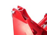 Vue de la plaque de protection latérale et renforts