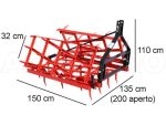 Schéma technique mesurant la largeur et dimensions principales